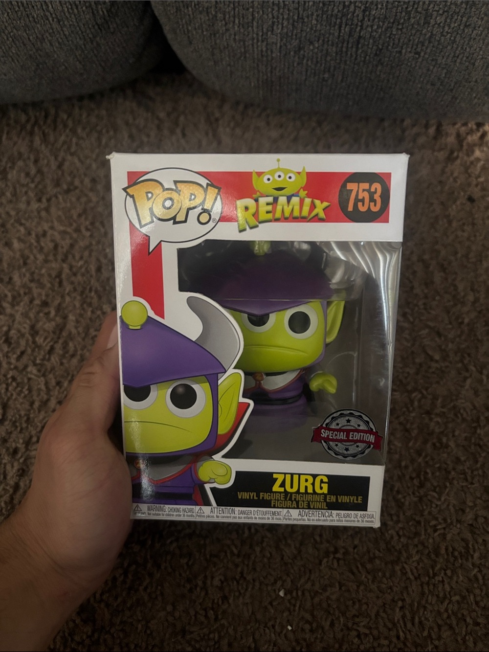 Funko Pop! Remix Zurg Vinyl Figure - Purple & Green Special Edition